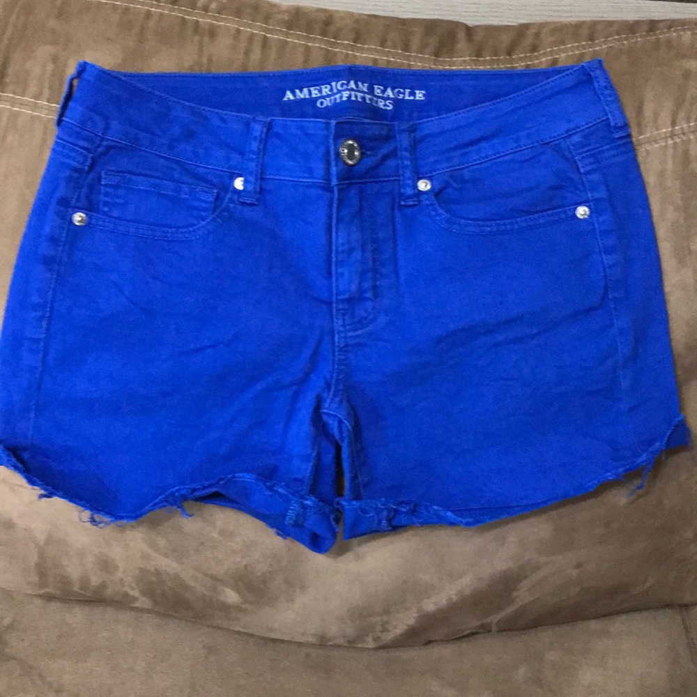 Blue shorts